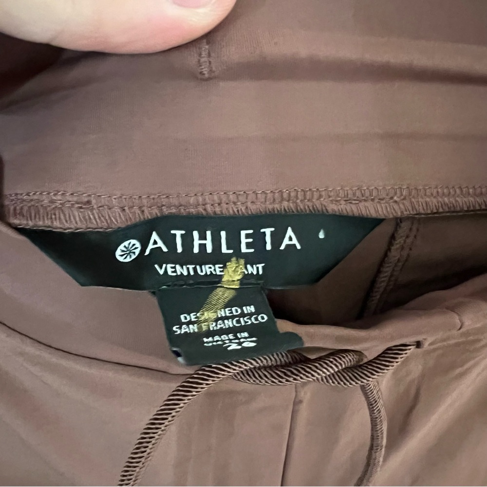 NWT Athleta Venture Pant Mauve Women's Size 26 Athleticwear Athleisure - Picture 7 of 8
